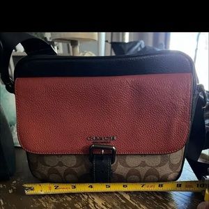Coach purse multi color